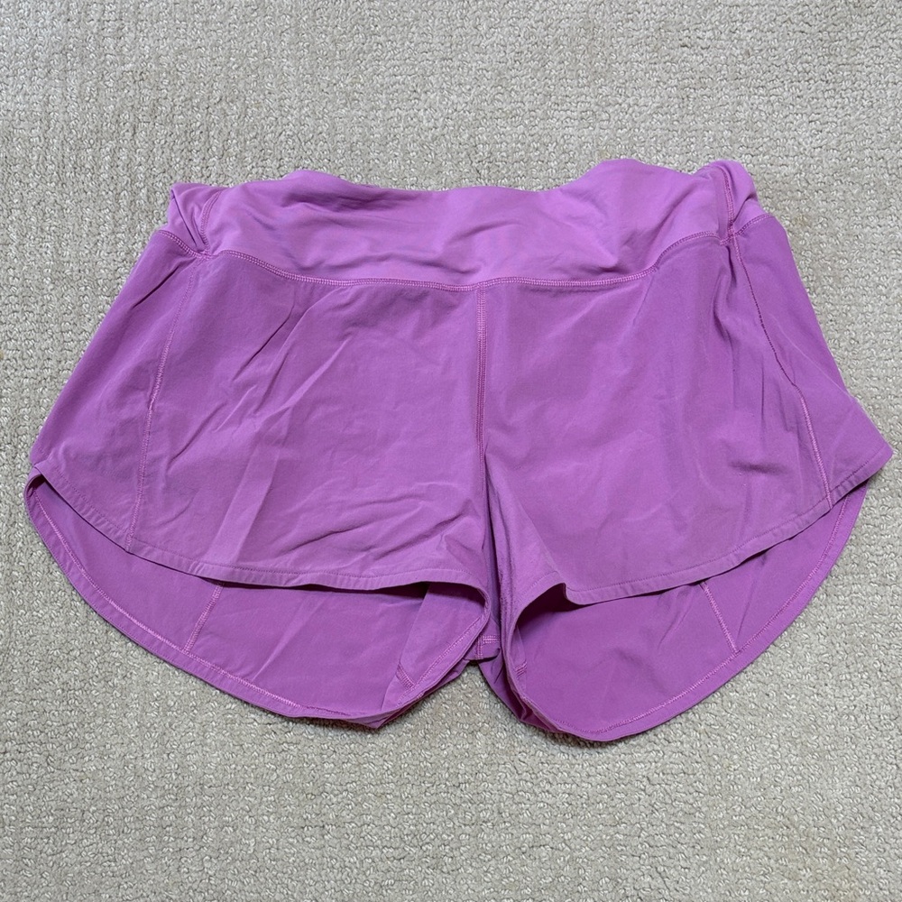 Women's Lululemon Purple Shorts Tall size 10